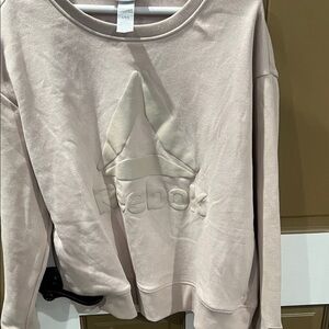 Reebok Women's Light Beige Sweatshirt